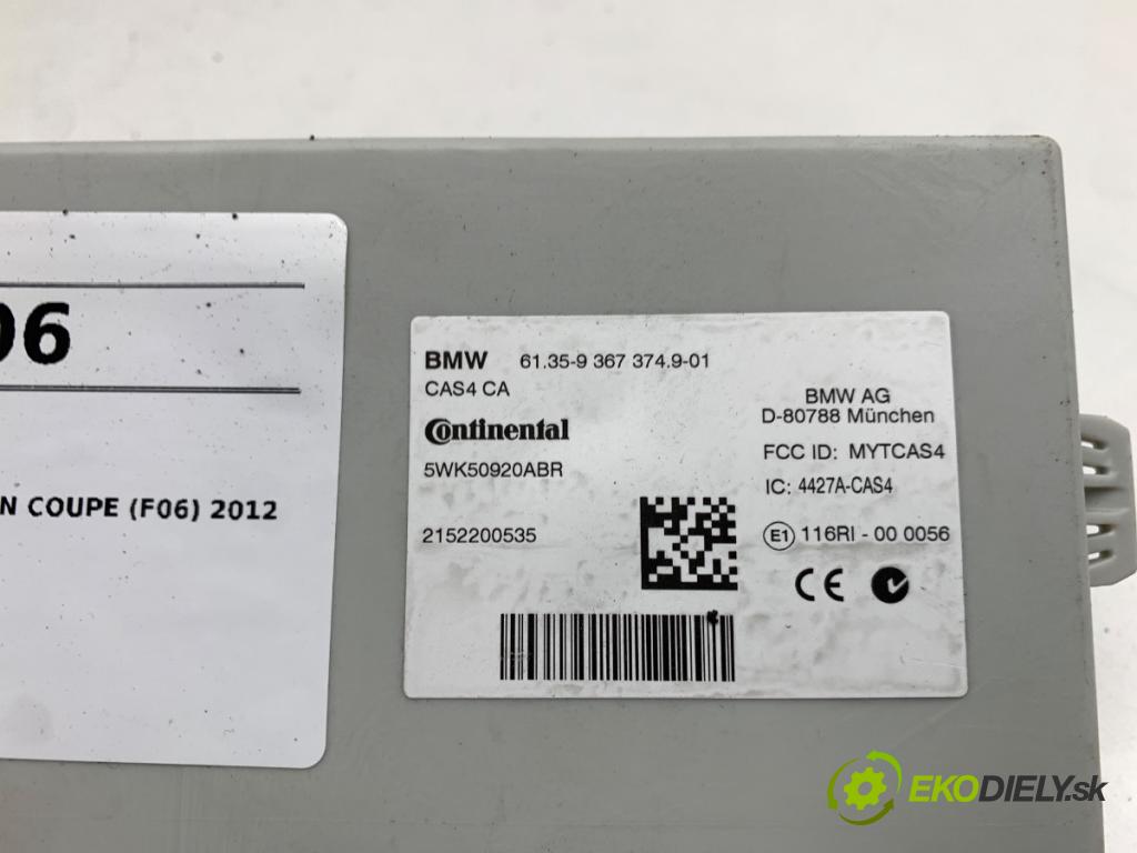 BMW F06 coupe 2015 230 kW 640 d xDrive 2993 modul CAS 9367374