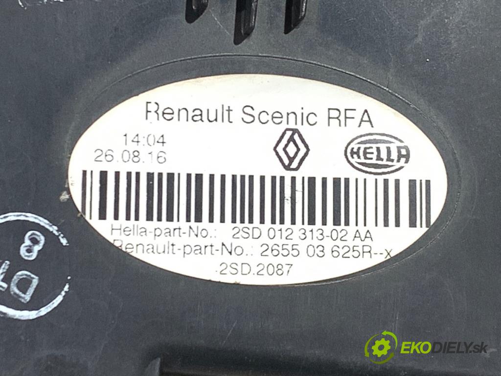 RENAULT GRAND SCENIC IV nadwozie wielkoprzestrzenne (MPV) 2017 81 kW 1.5 dCi 110 1461 světlo pravý zadní část 265503625R