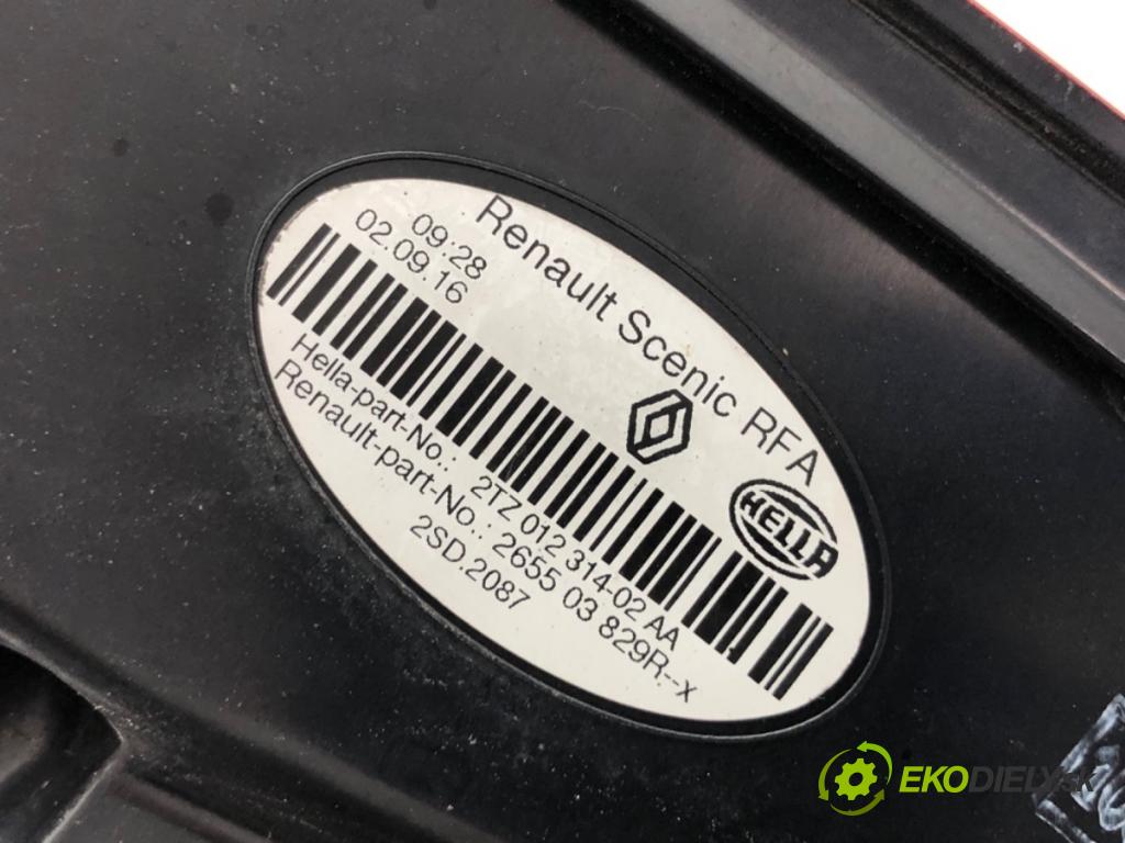 RENAULT GRAND SCENIC IV nadwozie wielkoprzestrzenne (MPV) 2017 81 kW 1.5 dCi 110 1461 světlo pravý zadní část vnitřní 265503829R