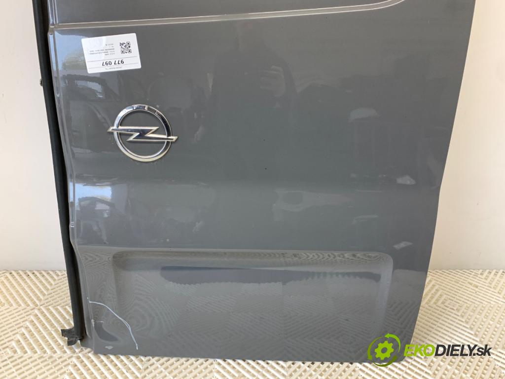 OPEL VIVARO B Platforma / podwozie 2018 88 kW 1.6 CDTI (03) 1598 dveře pravý zadní část