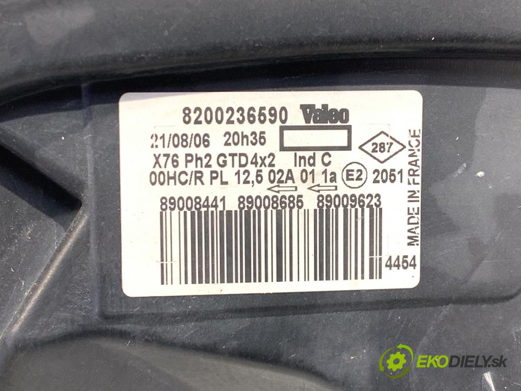 NISSAN KUBISTAR Skrzynia 2006 50 kW 1.5 dCi 70 1461 Svetlomet ľavy predný 8200236590