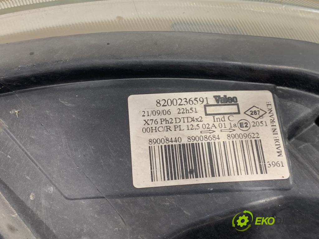 NISSAN KUBISTAR Skrzynia 2006 50 kW 1.5 dCi 70 1461 Svetlomet ľavy predný 8200236590