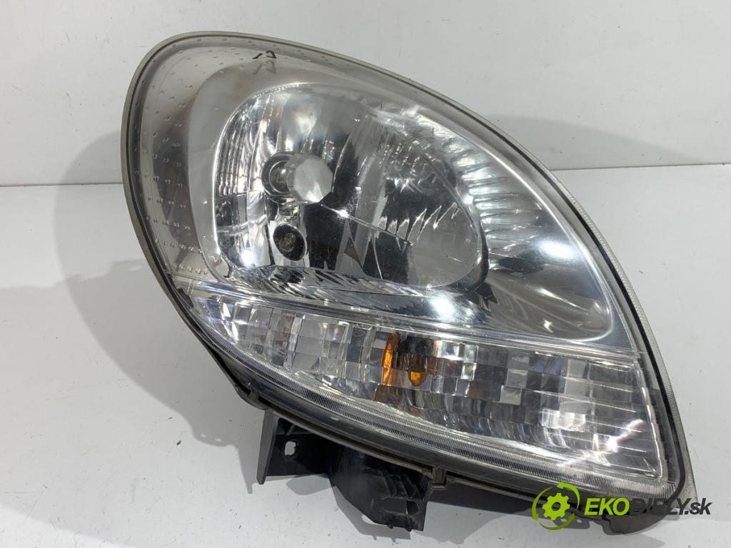 NISSAN KUBISTAR Skrzynia 2006 50 kW 1.5 dCi 70 1461 Svetlomet pravy predný 8200236591