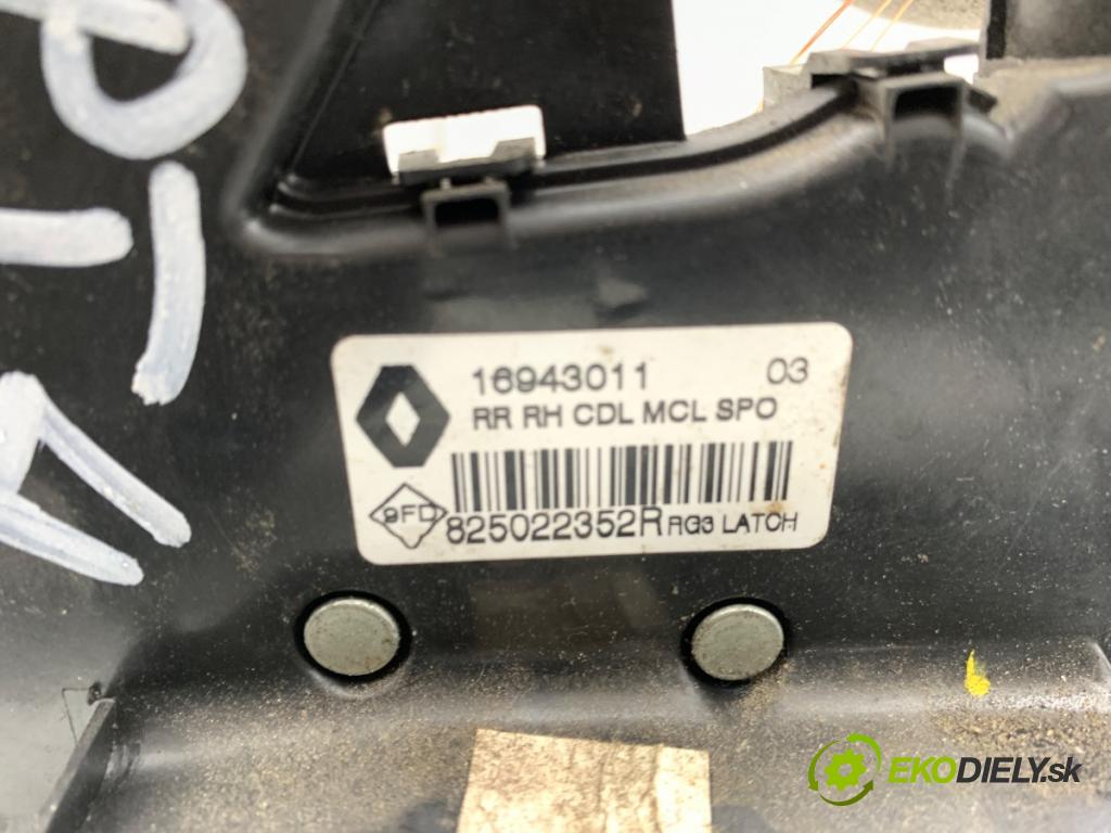 RENAULT GRAND SCENIC IV nadwozie wielkoprzestrzenne (MPV) 2017 81 kW 1.5 dCi 110 1461 zámok Dvere pravy zad 825022352R