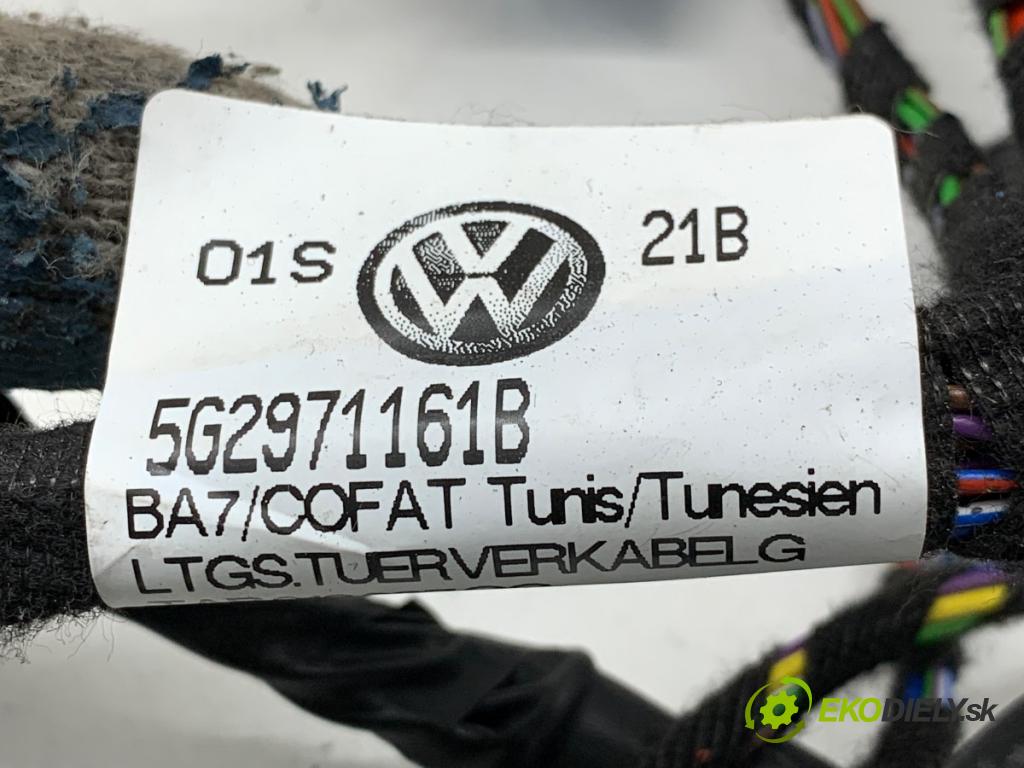 VW GOLF VII Kombi 2019 110 kW 2.0 TDI 1968 káblovačka dveře přední část levý 5G2971161B