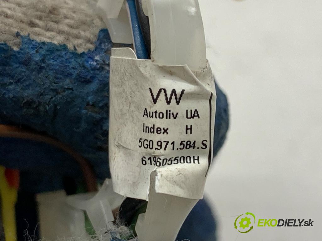 VW GOLF VII Kombi 2019 110 kW 2.0 TDI 1968 káblovačka silenbloku airbag 5G0971584S