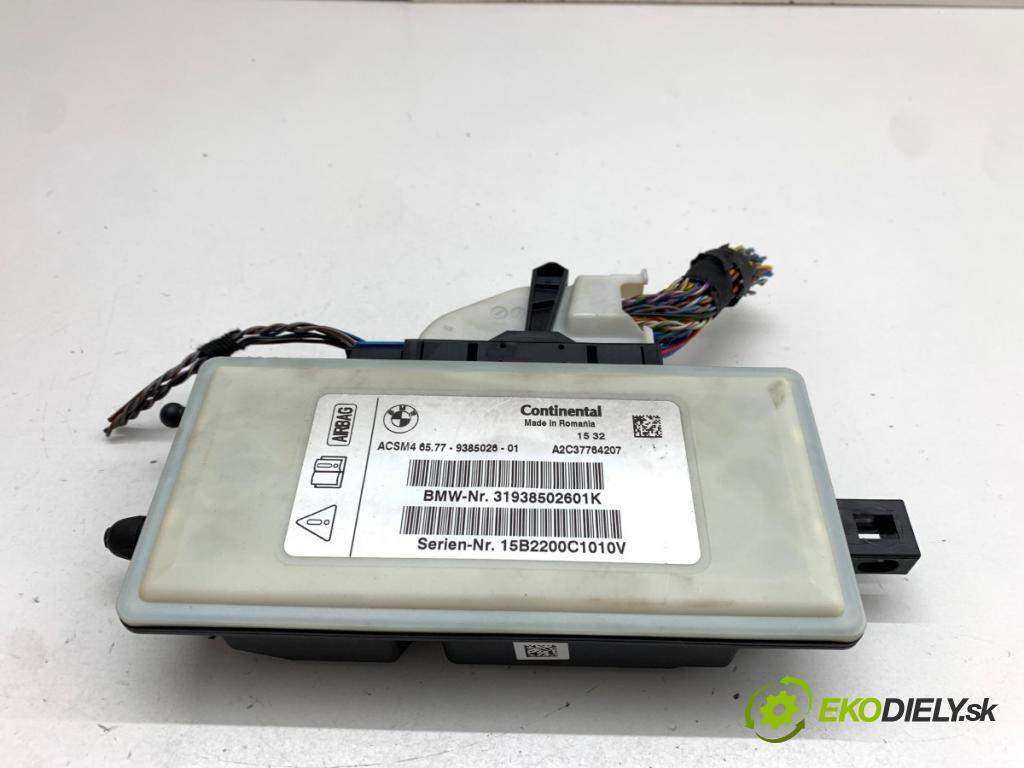 BMW F06 coupe 2015 230 kW 640 d xDrive 2993 modul airbag 9385026
