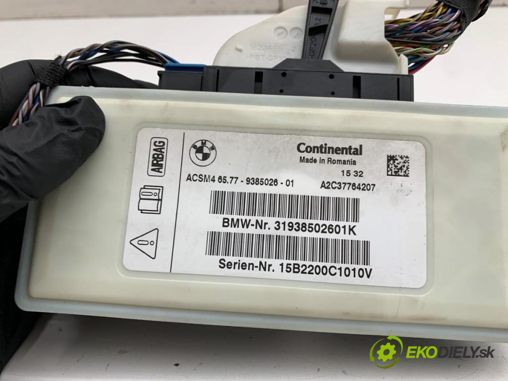BMW F06 coupe 2015 230 kW 640 d xDrive 2993 modul airbag 9385026