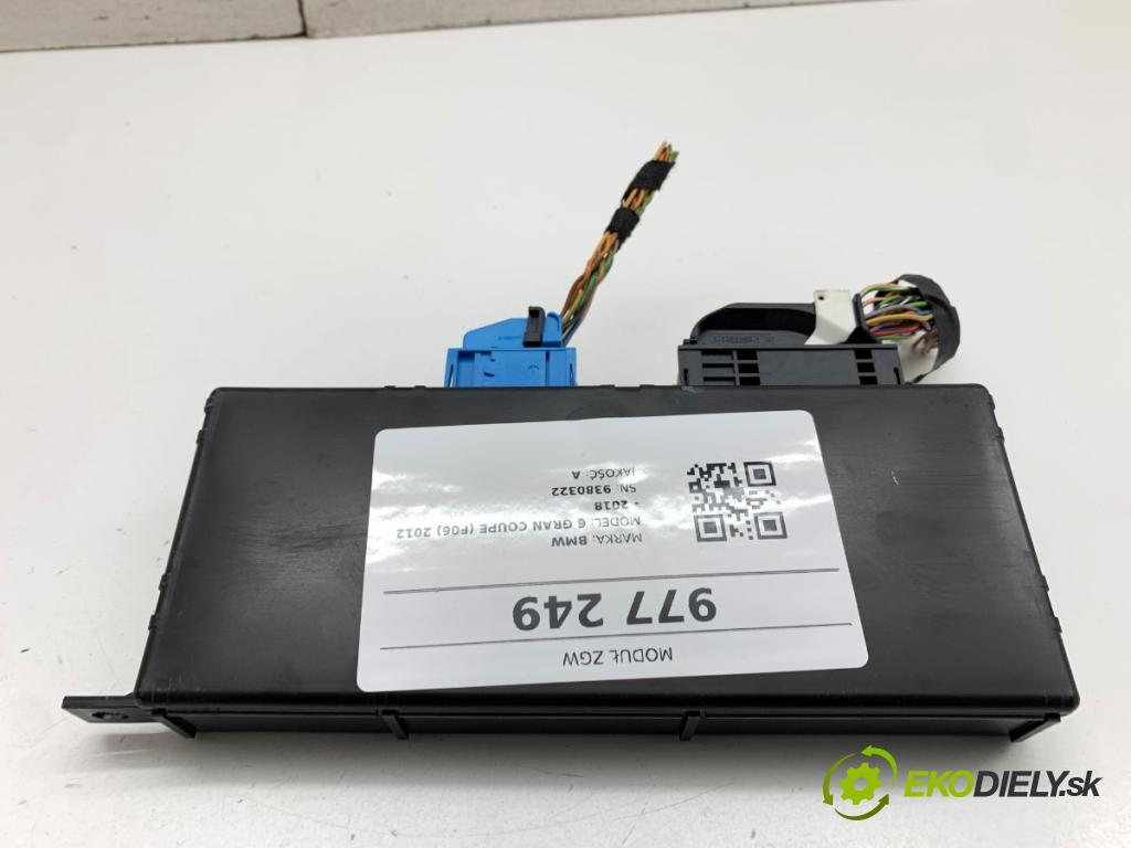BMW F06 coupe 2015 230 kW 640 d xDrive 2993 modul ZGW 9380322