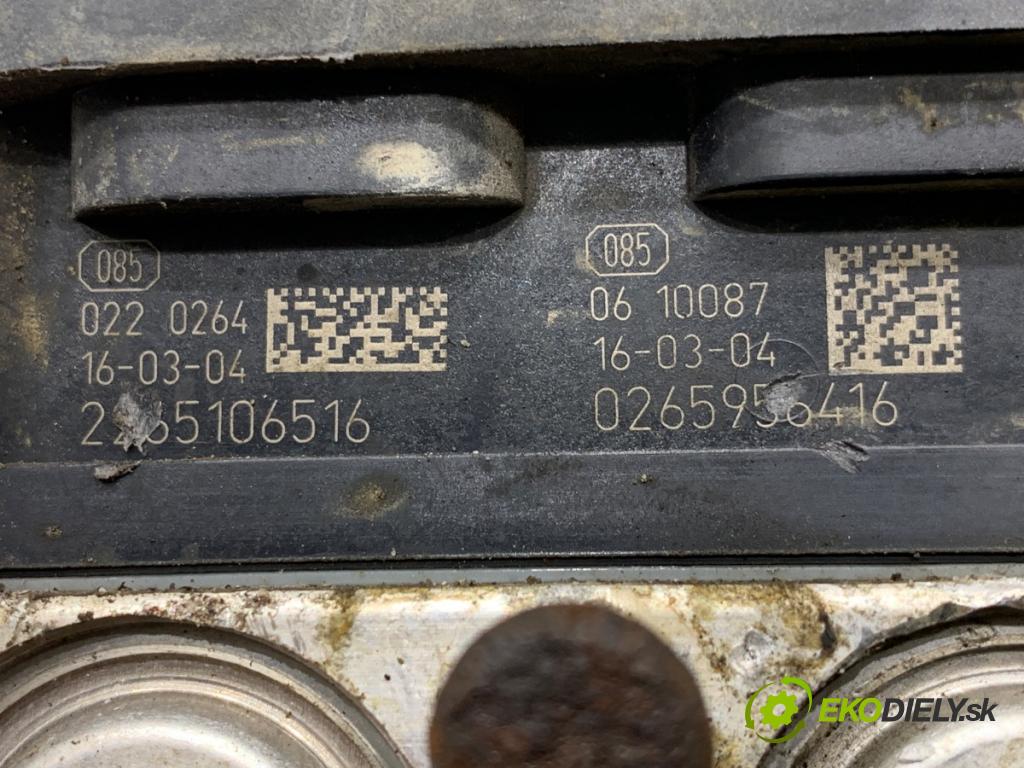 PEUGEOT PARTNER II Nadwozie pełne/minivan 2016 66 kW 1.6 HDi 16V 1560 pumpa ABS 9814554480 (Pumpa ABS)
