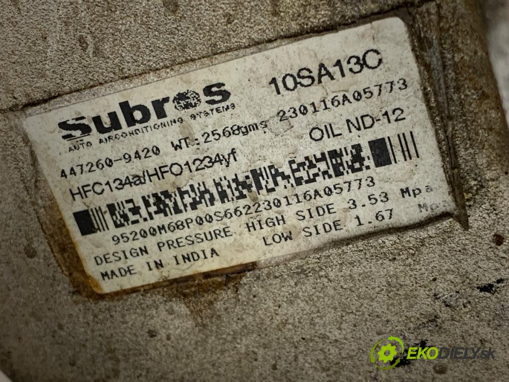 SUZUKI BALENO liftback 2016 66 kW 1.2 (A1K412) 1242 kompresor klimatizace 447260-9420 (Kompresor klimatizace)