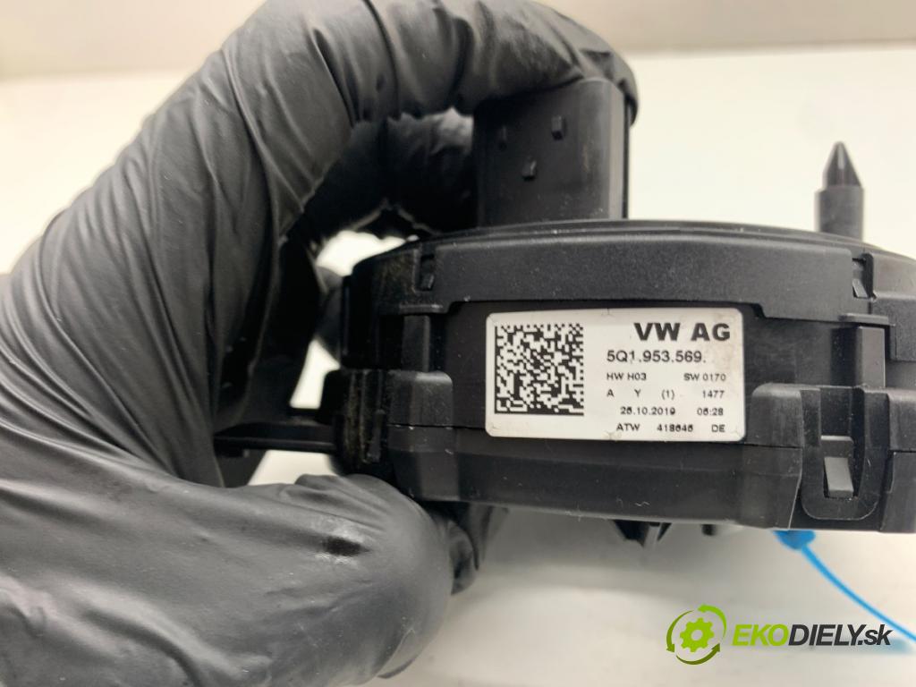 VW GOLF VII Kombi 2019 110 kW 2.0 TDI 1968 kroužek slimák airbag 5Q1953569 (Airbag)
