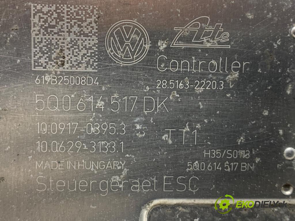 VW GOLF VII Kombi 2019 110 kW 2.0 TDI 1968 Pumpa ABS 5Q0614517DK (Pumpa ABS)