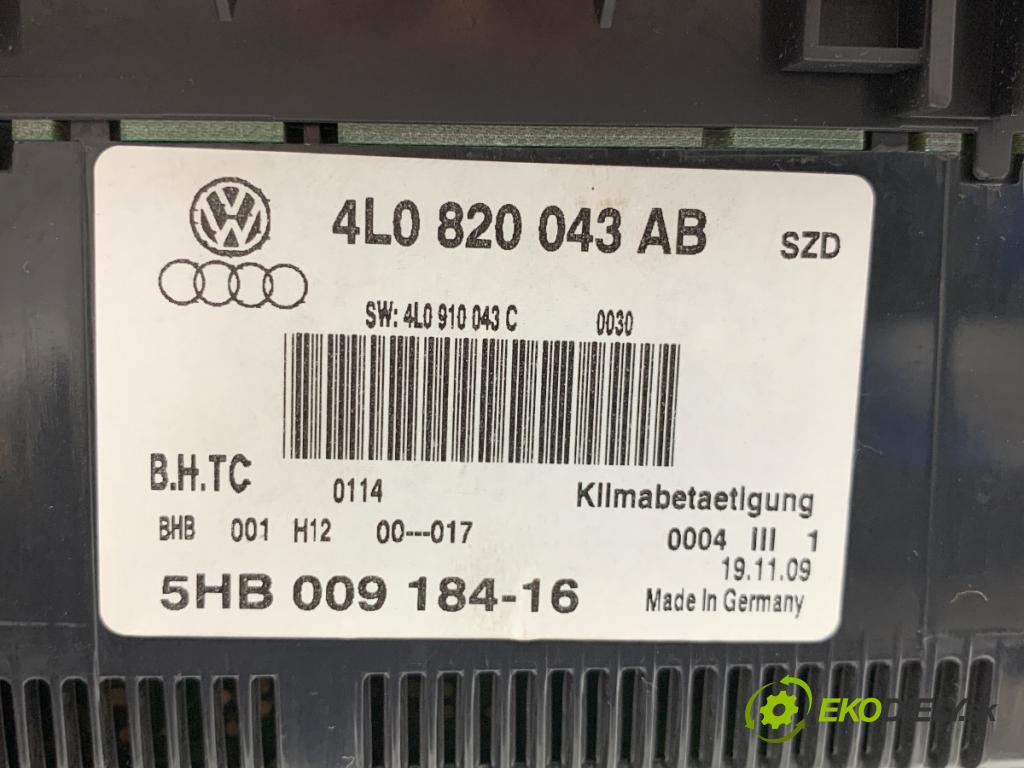 AUDI Q7 4L SUV 2009 176 kW 3.0 TDI quattro 2967 Panel ovládania kúrenia 4L0820043AB (Prepínacie páčky pod volantom)