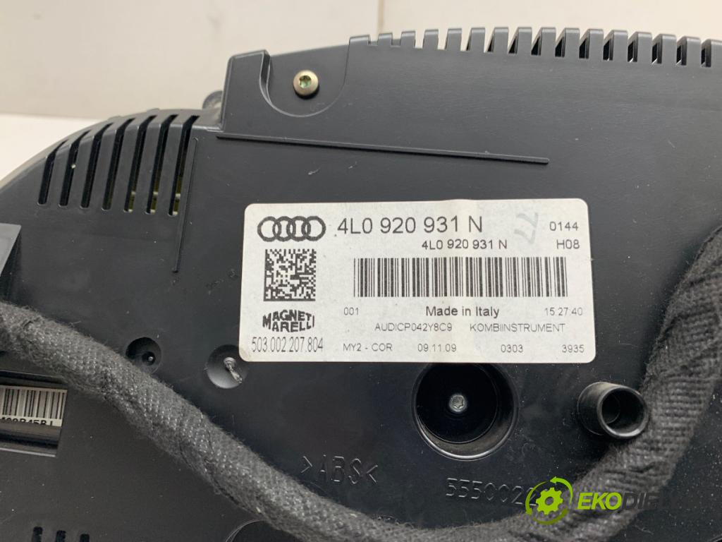 AUDI Q7 4L SUV 2009 176 kW 3.0 TDI quattro 2967 prístrojovka 4L0920931N (Přístrojová deska)
