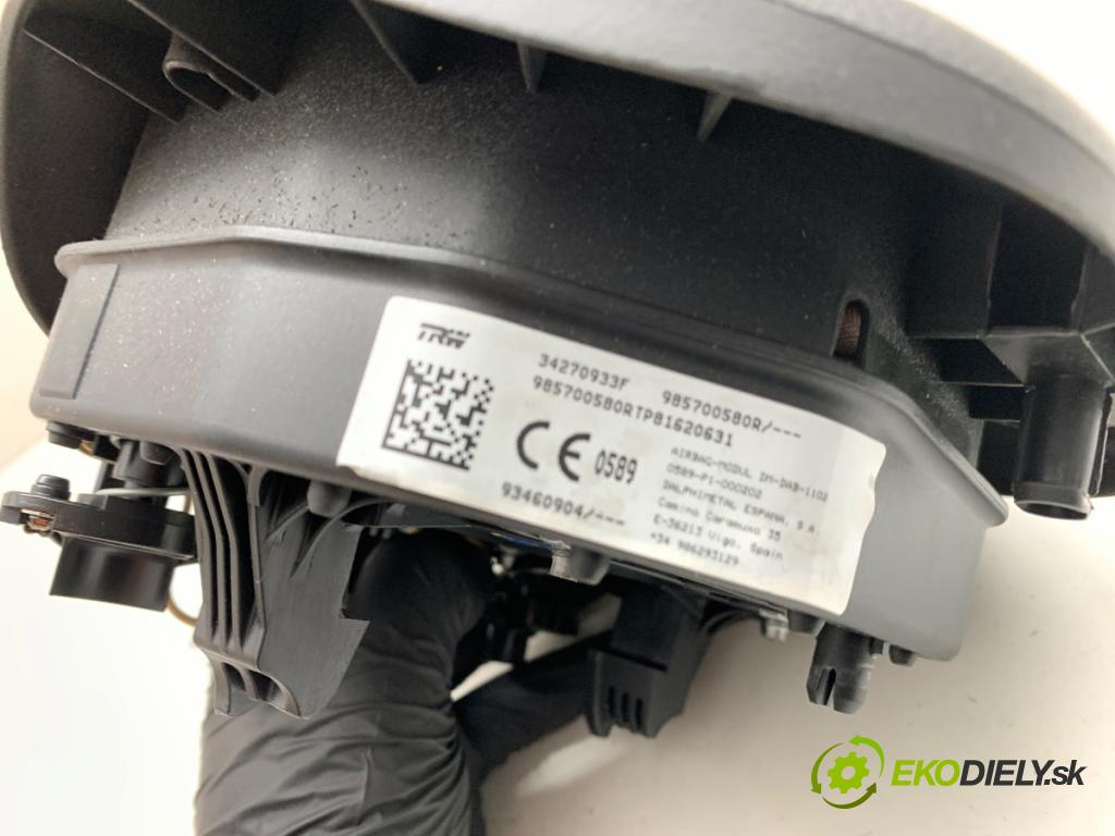 OPEL VIVARO B Platforma / podwozie 2018 88 kW 1.6 CDTI (03) 1598 AirBag volantu 985700580R (Airbag)