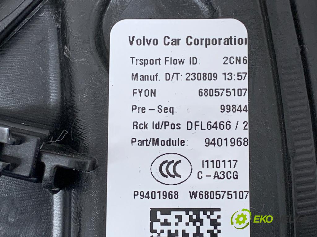 VOLVO S60 III sedan 2023 184 kW B5 Mild-Hybrid AWD 1969 mechanismus okna levý přední část 9401968