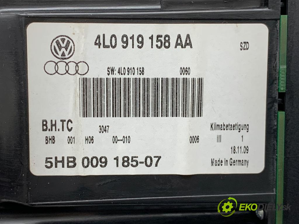 AUDI Q7 4L SUV 2009 176 kW 3.0 TDI quattro 2967 Panel ovládaní topení zadní část 4L0919158AA
