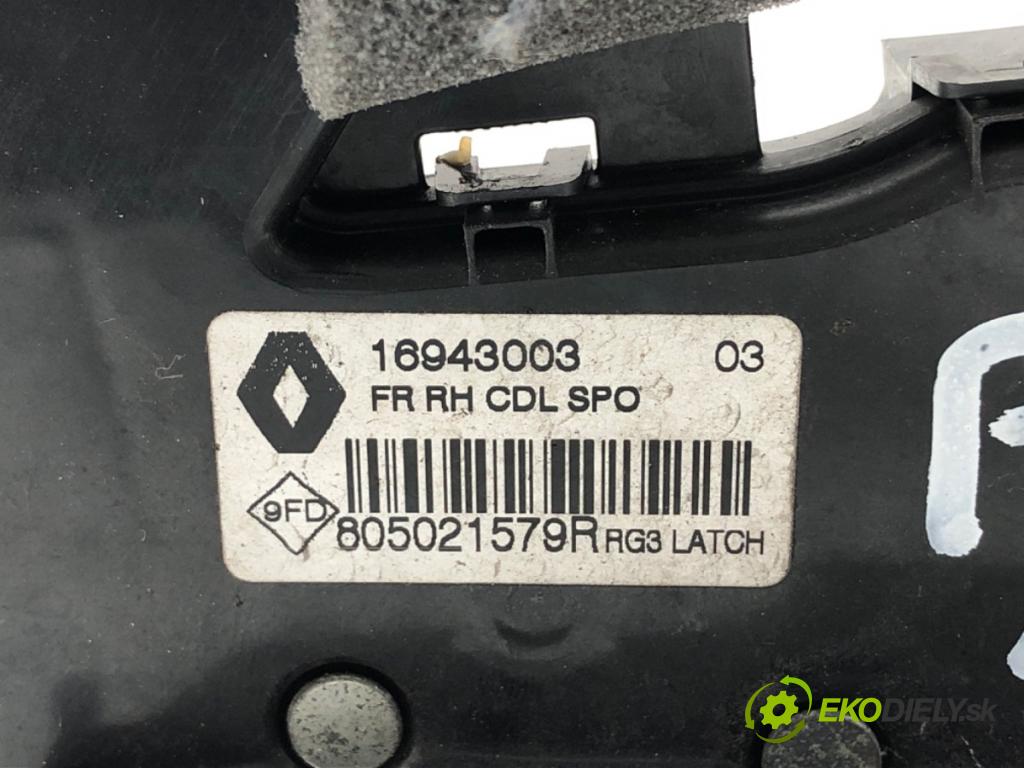 RENAULT GRAND SCENIC IV nadwozie wielkoprzestrzenne (MPV) 2017 81 kW 1.5 dCi 110 1461 zámok dveře pravý přední část 805021579R