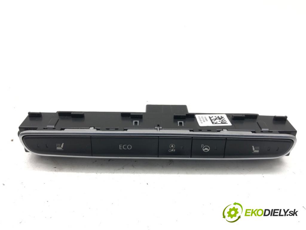RENAULT GRAND SCENIC IV nadwozie wielkoprzestrzenne (MPV) 2017 81 kW 1.5 dCi 110 1461 Prepínač ohrievania, vyhrievania sedačky 283E85657R (Prepínacie páčky pod volantom)