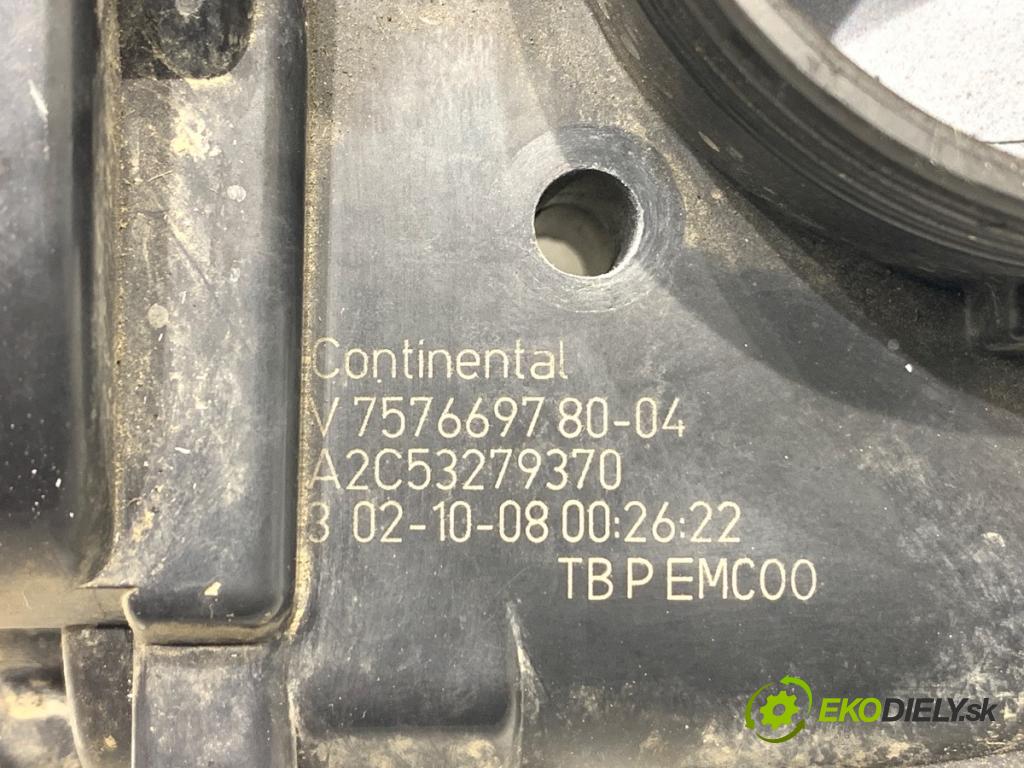 CITROEN C4 PICASSO I nadwozie wielkoprzestrzenne (MPV) 2008 88 kW 1.6 VTi 120 1598 Škrtiaca klapka 757669780-04 (Škrtiaca klapka)