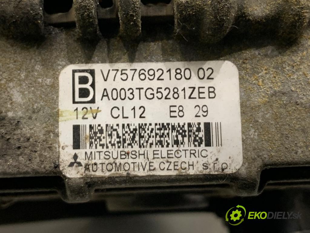 CITROEN C4 PICASSO I nadwozie wielkoprzestrzenne (MPV) 2008 88 kW 1.6 VTi 120 1598 Alternátor V757692180 (Alternátor)