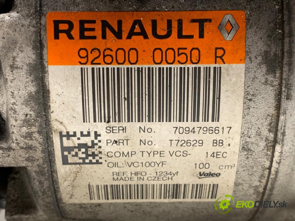 RENAULT CLIO IV liftback 2017 54 kW 1.2 16V 1149 Kompresor klimatizácie 926000050R (Kompresor klimatizácie)