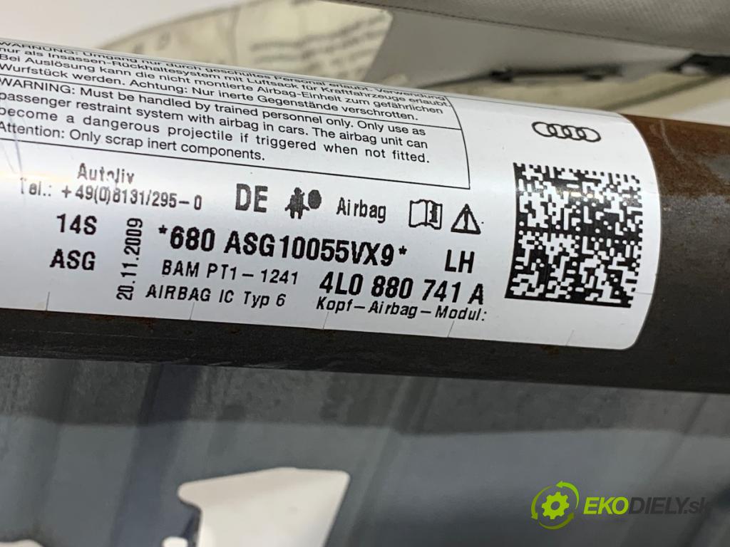 AUDI Q7 4L SUV 2009 176 kW 3.0 TDI quattro 2967 stropní levý 4L0880741A