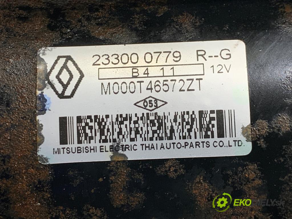 RENAULT CLIO IV liftback 2014 66 kW 0.9 TCe 90 898 startér 233000779R (Startér)