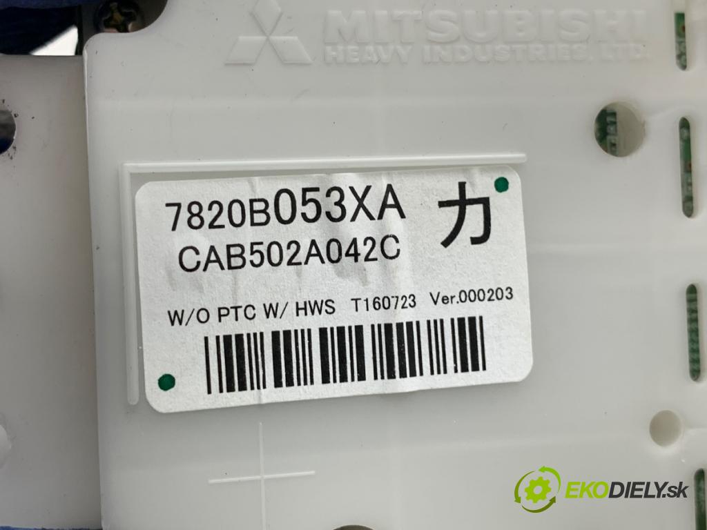 MITSUBISHI OUTLANDER III SUV 2017 110 kW 2.0 4WD (GF7W) 1998 Panel ovládania kúrenia 7820B053XA (Prepínacie páčky pod volantom)