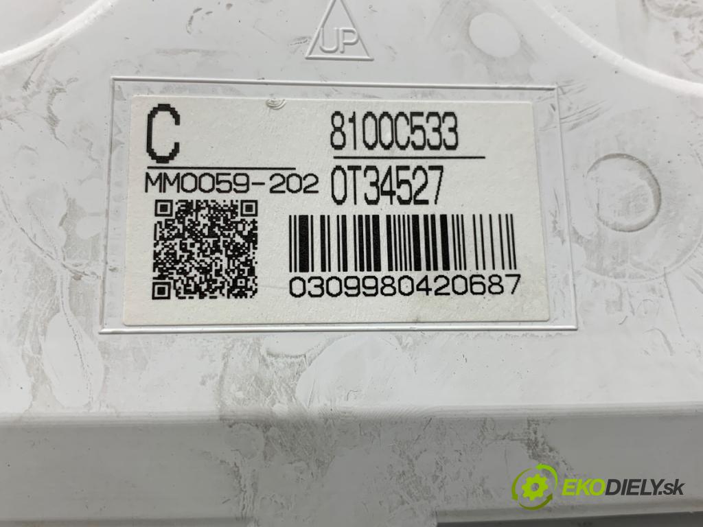 MITSUBISHI OUTLANDER III SUV 2017 110 kW 2.0 4WD (GF7W) 1998 prístrojovka 8100C533 (Přístrojová deska)