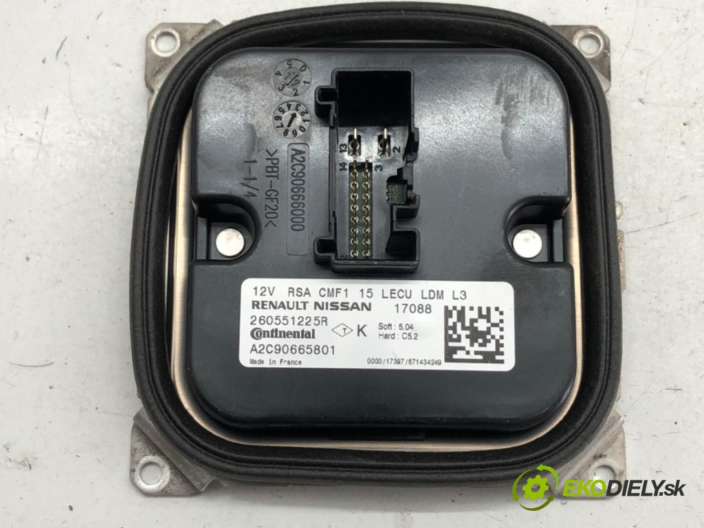 RENAULT GRAND SCENIC IV nadwozie wielkoprzestrzenne (MPV) 2017 81 kW 1.5 dCi 110 1461 měnič LED 260551225R