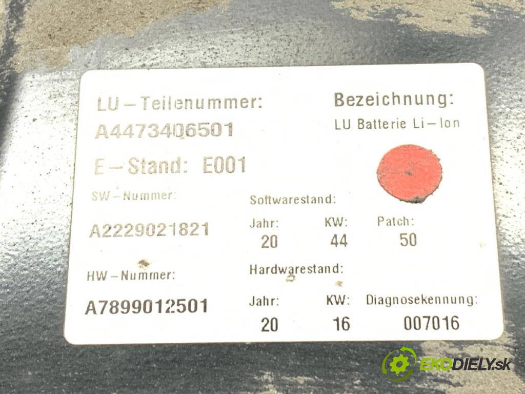MERCEDES-BENZ eSPRINTER Skrzynia Skrzynia 2021 85 kW Electric (910.633)  BATERIA HYBRYDA A7899012501