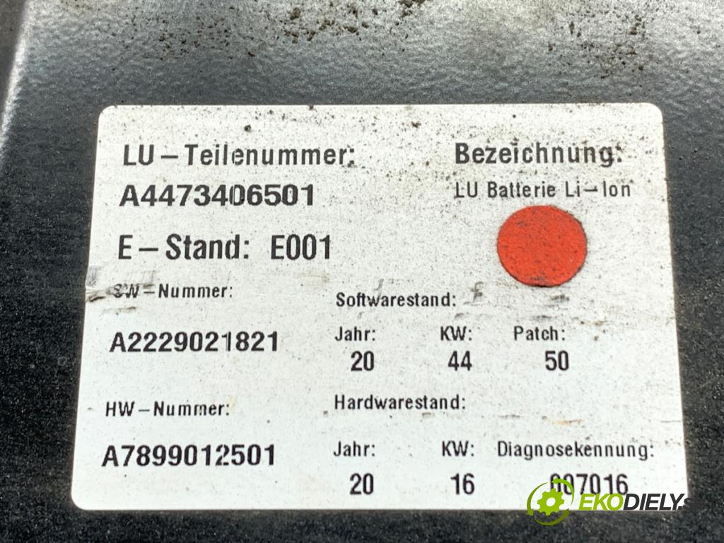 MERCEDES-BENZ eSPRINTER Skrzynia Skrzynia 2021 85 kW Electric (910.633)  BATERIA HYBRYDA A7899012501