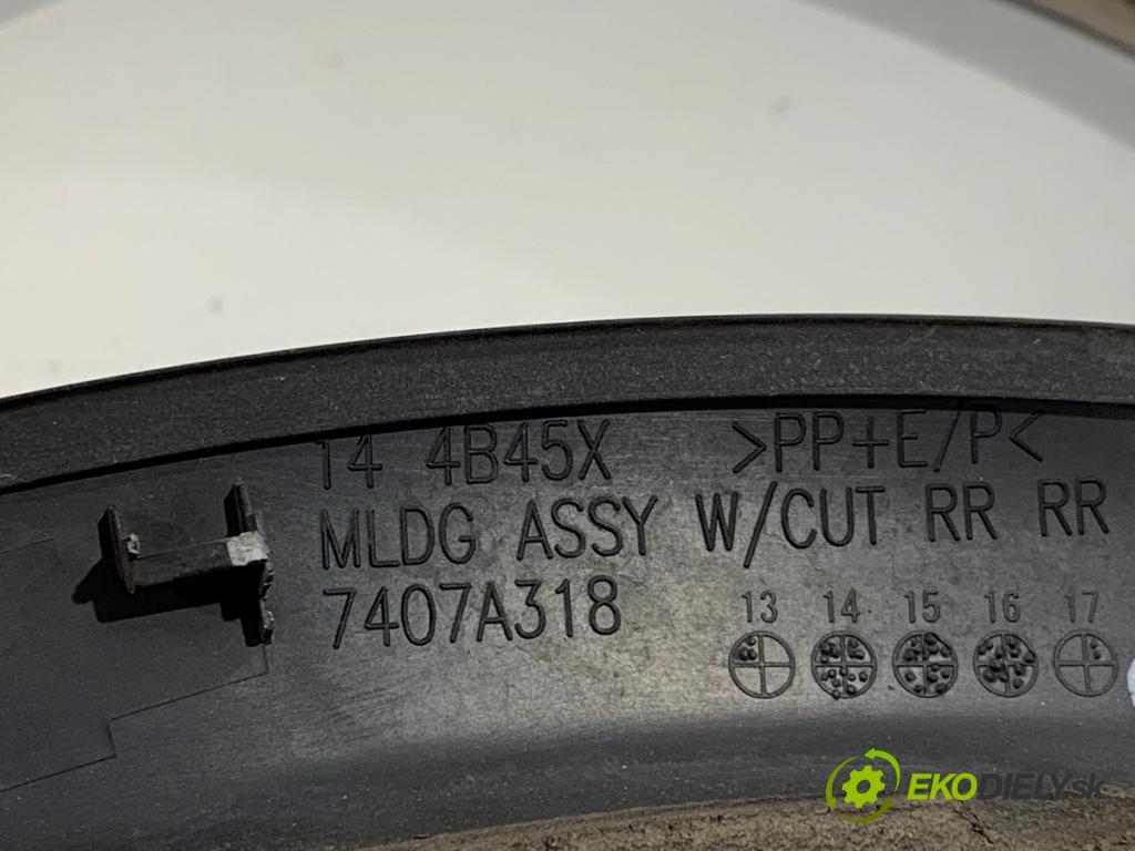 MITSUBISHI OUTLANDER III SUV 2017 110 kW 2.0 4WD (GF7W) 1998 Lišta blatníka zad pravá 7407A304 (Lišta)