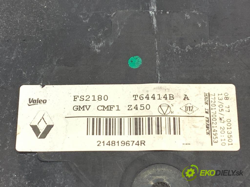 RENAULT GRAND SCENIC IV nadwozie wielkoprzestrzenne (MPV) 2017 81 kW 1.5 dCi 110 1461 Ventilátor chladiča 214819674R (Ventilátor)
