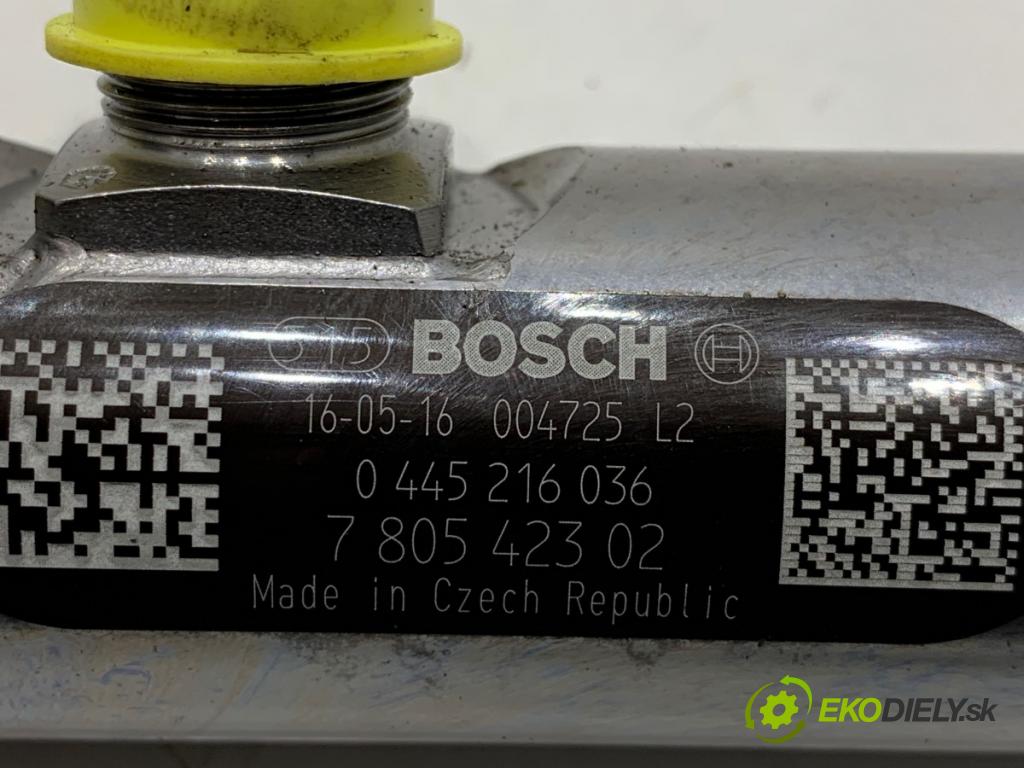 BMW F34 liftback 2016 190 kW 330 d 2993 lišta vstřikovací 0445216036 (Vstřikovací lišta)