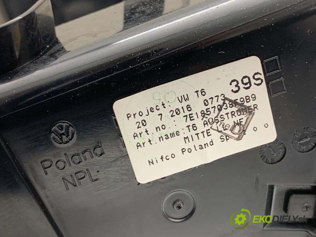 VW TRANSPORTER T6 Autobus 2016 75 kW 2.0 TDI 1968 mří topení přední část 7E1857038