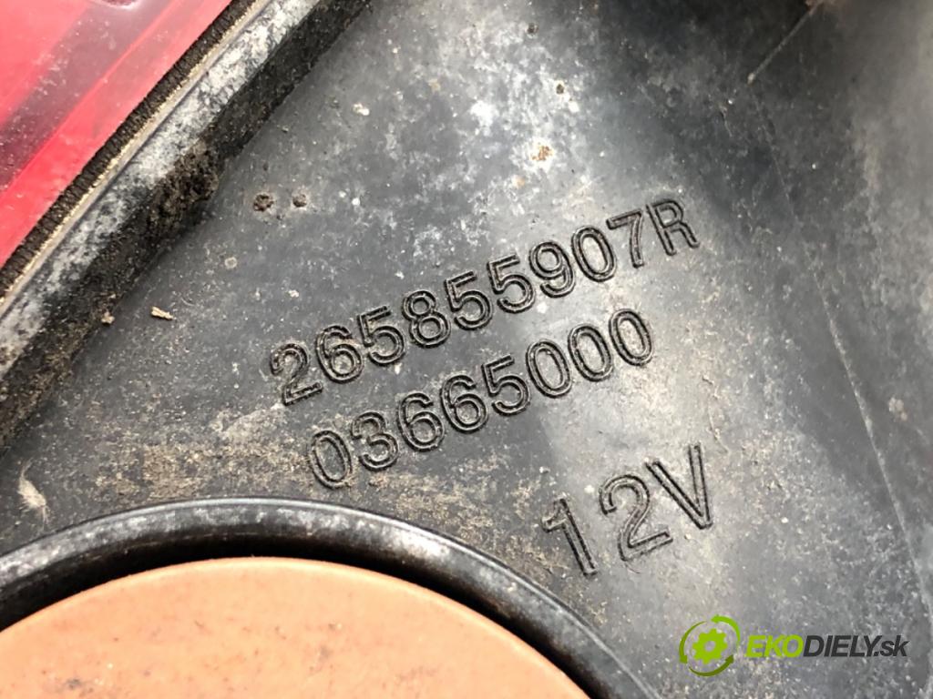 RENAULT GRAND SCENIC IV nadwozie wielkoprzestrzenne (MPV) 2017 81 kW 1.5 dCi 110 1461 světlo nárazníka levý zadní část 265855907R