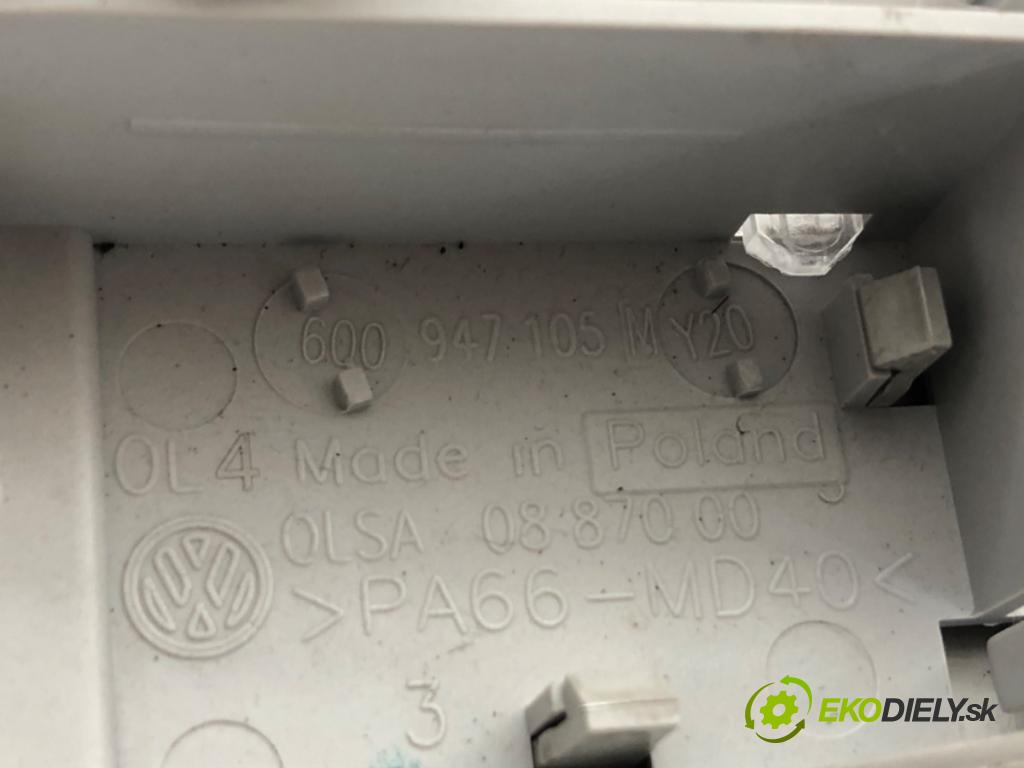 VW TRANSPORTER T6 Autobus 2016 75 kW 2.0 TDI 1968 Svetlo stropné 6Q0947105M