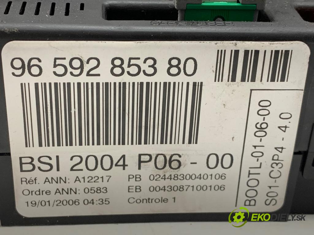 CITROEN C2 liftback 2006 54 kW 1.4 1360 modul BSI 9659285380 (Pojistková skříňka)