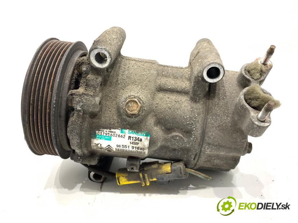 CITROEN C2 liftback 2006 54 kW 1.4 1360 kompresor klimatizace 9655191680 (Kompresor klimatizace)