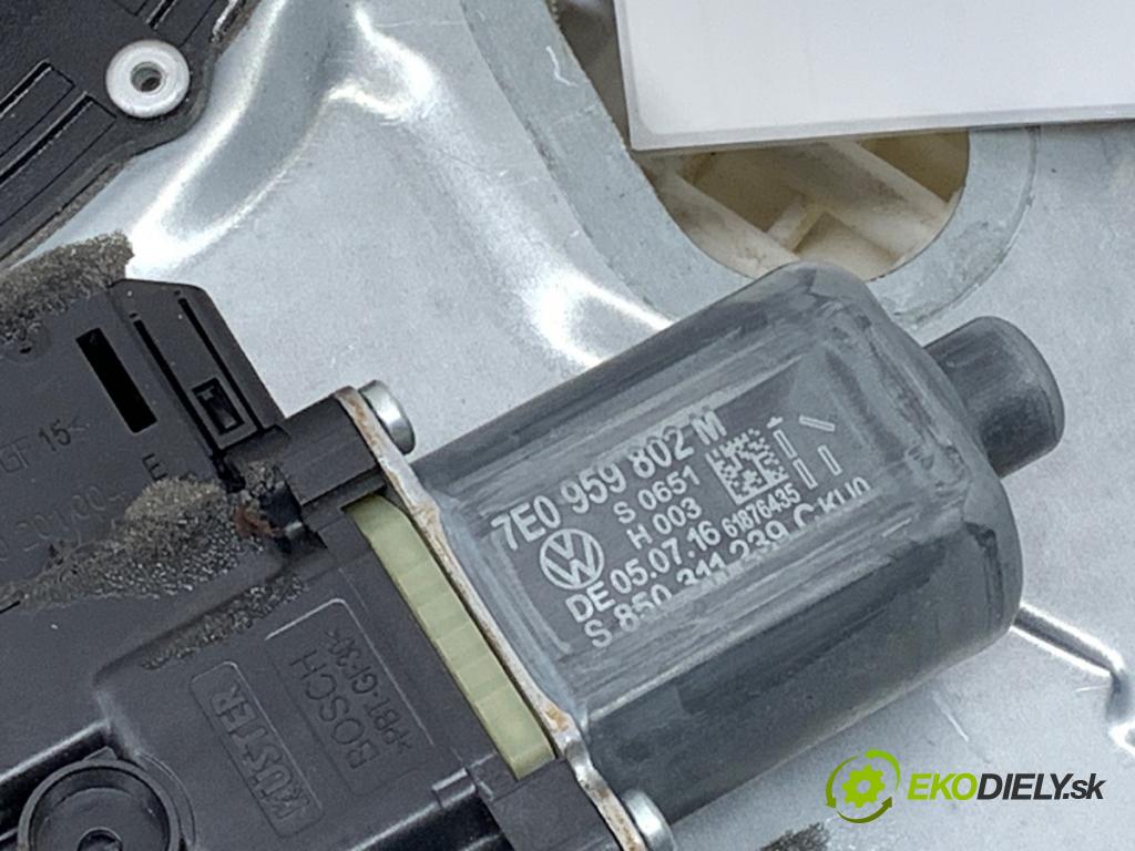 VW TRANSPORTER T6 Autobus 2016 75 kW 2.0 TDI 1968 Mechanizmus okna pravy predný 7E0959802M