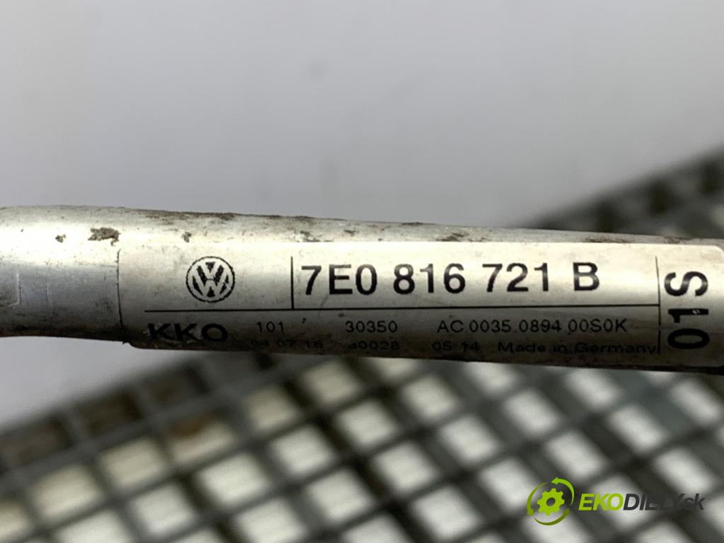 VW TRANSPORTER T6 Autobus 2016 75 kW 2.0 TDI 1968 rúrka klimatizace 7E0816721B (Trubka klimatizace)