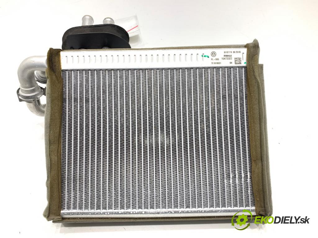 VW TRANSPORTER T6 Autobus 2016 75 kW 2.0 TDI 1968 Výhrevné teleso, radiátor kúrenia 7E1819031 (Radiátor kúrenia)