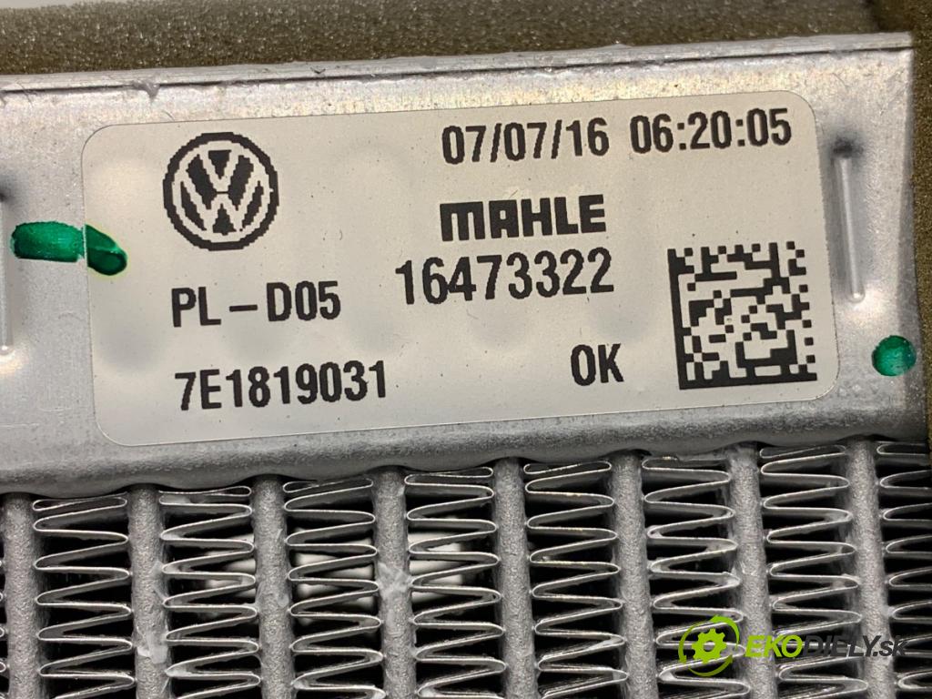 VW TRANSPORTER T6 Autobus 2016 75 kW 2.0 TDI 1968 Výhrevné teleso, radiátor kúrenia 7E1819031 (Radiátor kúrenia)