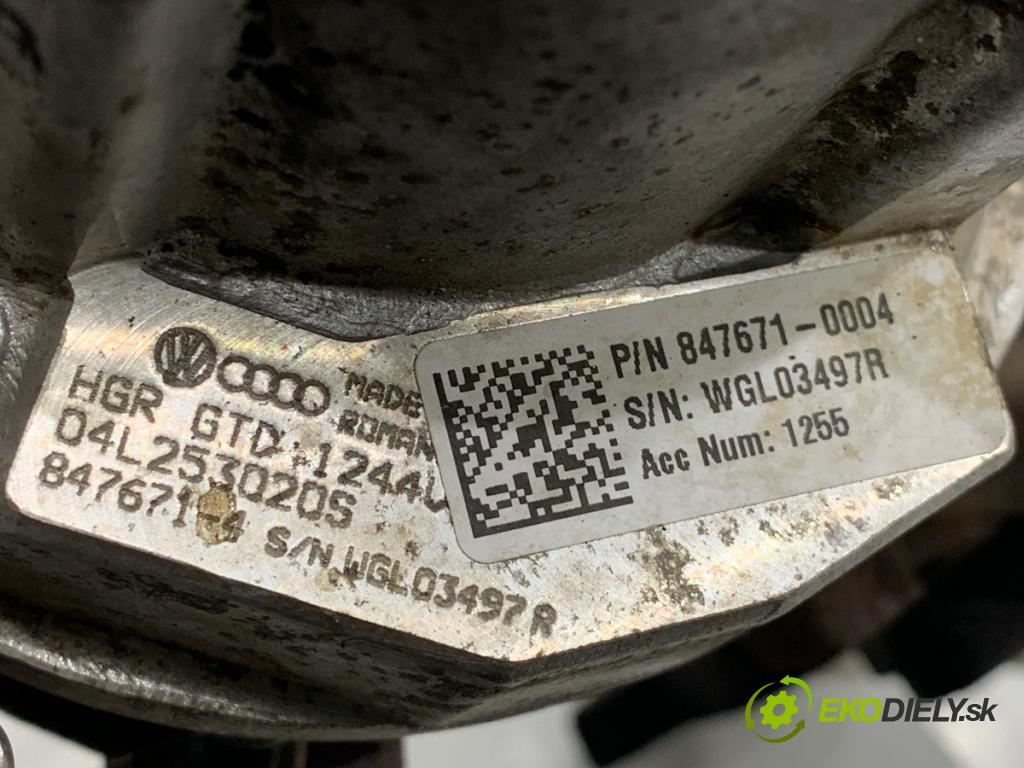 SKODA OCTAVIA III liftback 2019 85 kW 1.6 TDI 1598 turbo 04L253020S (Kompletní turbodmychadlo)