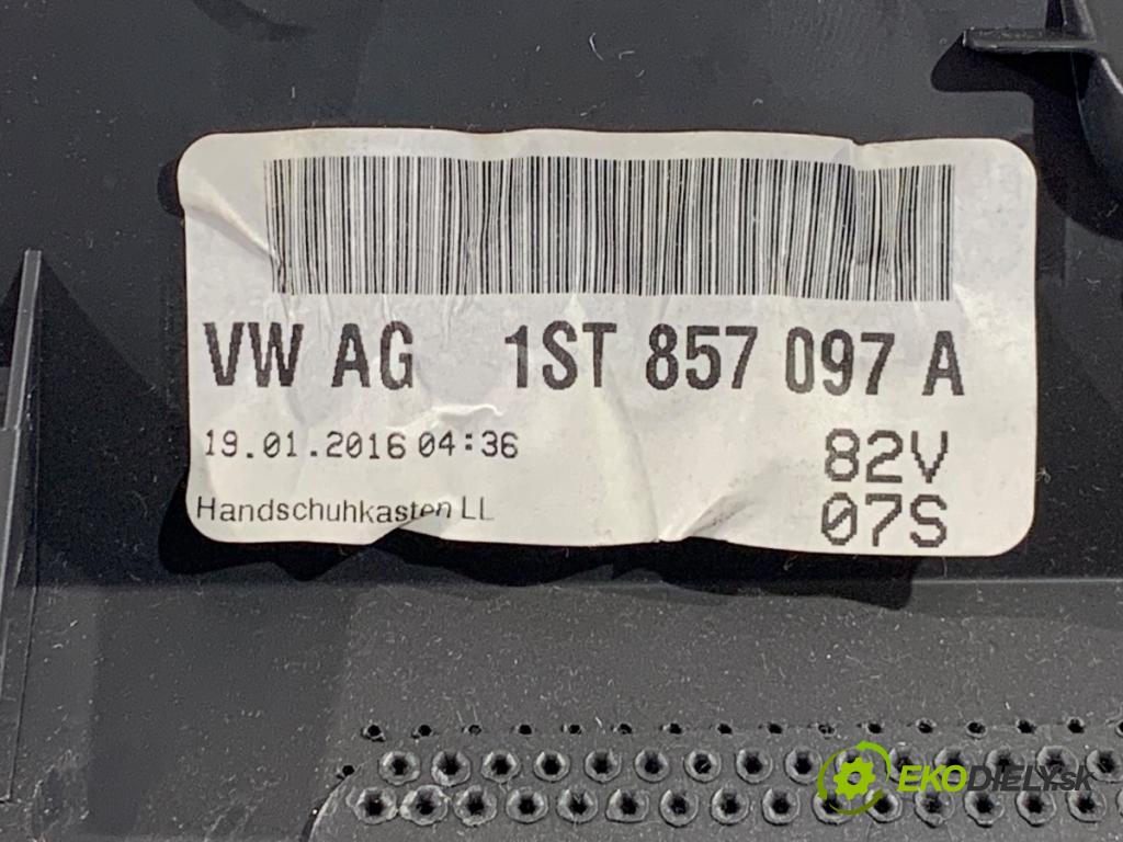 SKODA CITIGO liftback 2016 44 kW 1.0 999 Priehradka, kastlík spolujazdca 1ST857097A (Priehradka (kastlík))
