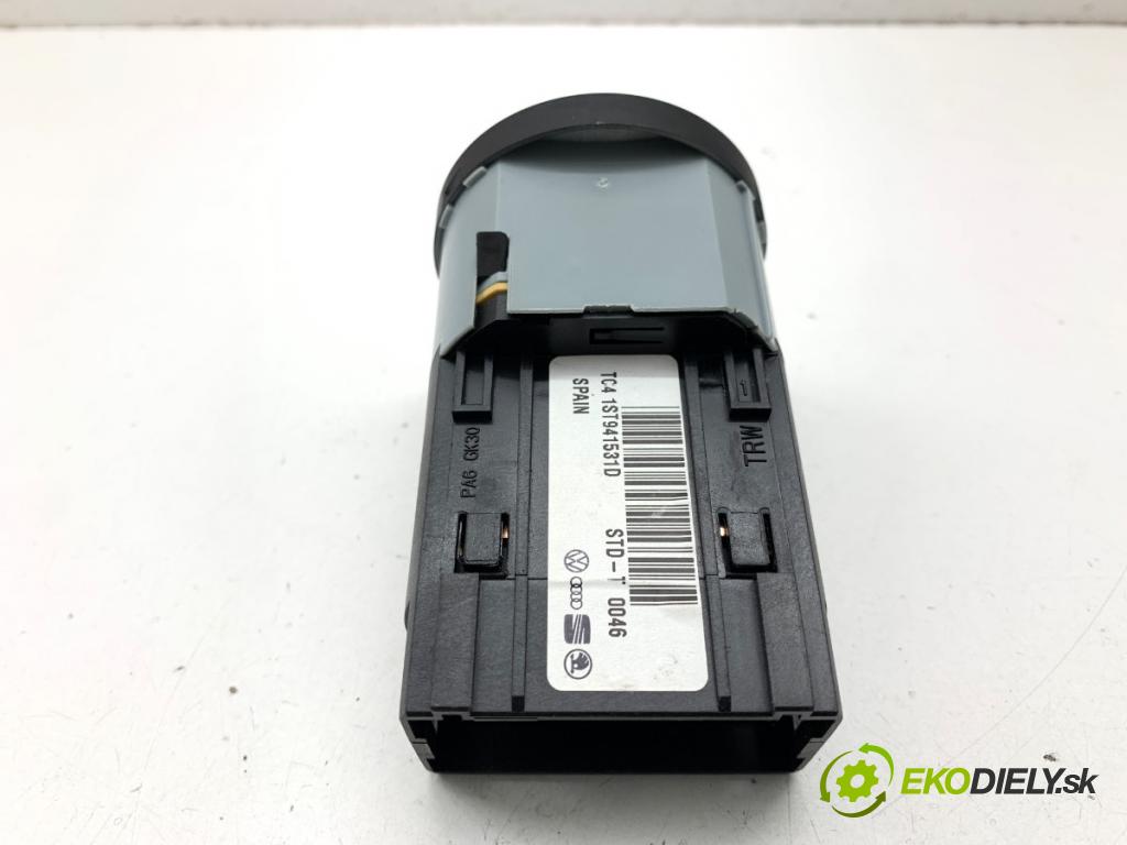 SKODA CITIGO liftback 2016 44 kW 1.0 999 spínač světel nouzových 1ST927140K (Páčky pod volantem)