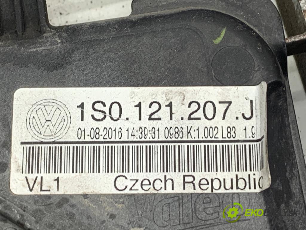SKODA CITIGO liftback 2016 44 kW 1.0 999 Ventilátor chladiča 1S0121207J (Ventilátor)